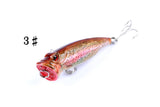 Darrahopens Outdoor > Fishing 4X 6.5cm Popper Poppers Fishing Lure Lures Surface Tackle Fresh Saltwater
