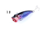 Darrahopens Outdoor > Fishing 4X 6.5cm Popper Poppers Fishing Lure Lures Surface Tackle Fresh Saltwater