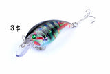 Darrahopens Outdoor > Fishing 4x 7.5cm Popper Crank Bait Fishing Lure Lures Surface Tackle Saltwater