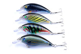 Darrahopens Outdoor > Fishing 4x 7.5cm Popper Crank Bait Fishing Lure Lures Surface Tackle Saltwater