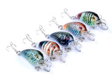 Darrahopens Outdoor > Fishing 5x 4.5cm Popper Crank Bait Fishing Lure Lures Surface Tackle Saltwater