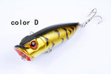 Darrahopens Outdoor > Fishing 5X 6.5cm Popper Poppers Fishing Lure Lures Surface Tackle Fresh Saltwater