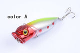 Darrahopens Outdoor > Fishing 5X 6.5cm Popper Poppers Fishing Lure Lures Surface Tackle Fresh Saltwater