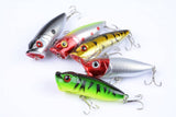 Darrahopens Outdoor > Fishing 5X 6.5cm Popper Poppers Fishing Lure Lures Surface Tackle Fresh Saltwater