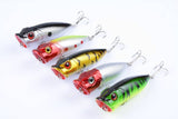 Darrahopens Outdoor > Fishing 5X 6.5cm Popper Poppers Fishing Lure Lures Surface Tackle Fresh Saltwater