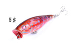Darrahopens Outdoor > Fishing 5X 7.5cm Popper Poppers Fishing Lure Lures Surface Tackle Fresh Saltwater