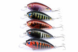 Darrahopens Outdoor > Fishing 5x 7cm Popper Crank Bait Fishing Lure Lures Surface Tackle Saltwater