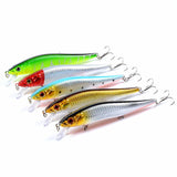 Darrahopens Outdoor > Fishing 5x Popper Minnow 14cm Fishing Lure Lures Surface Tackle Fresh Saltwater