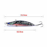 Darrahopens Outdoor > Fishing 5X Popper Poppers 12.3cm Fishing Lure Lures Surface Tackle Fresh Saltwater