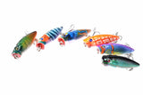 Darrahopens Outdoor > Fishing 6X 3.5cm Popper Poppers Fishing Lure Lures Surface Tackle Fresh Saltwater