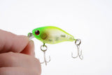 Darrahopens Outdoor > Fishing 6x 4.5cm Popper Crank Bait Fishing Lure Lures Surface Tackle Saltwater