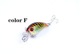 Darrahopens Outdoor > Fishing 6x 4.5cm Popper Crank Bait Fishing Lure Lures Surface Tackle Saltwater