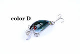 Darrahopens Outdoor > Fishing 6x 4.5cm Popper Crank Bait Fishing Lure Lures Surface Tackle Saltwater