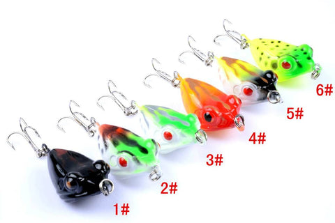 Darrahopens Outdoor > Fishing 6X 4cm Popper Poppers Fishing Lure Lures Surface Tackle Fresh Saltwater