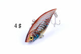 Darrahopens Outdoor > Fishing 6x 6.5cm Vib Bait Fishing Lure Lures Hook Tackle Saltwater