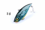 Darrahopens Outdoor > Fishing 6x 6.5cm Vib Bait Fishing Lure Lures Hook Tackle Saltwater