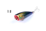 Darrahopens Outdoor > Fishing 6X 6cm Popper Poppers Fishing Lure Lures Surface Tackle Fresh Saltwater