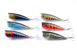 Darrahopens Outdoor > Fishing 6X 6cm Popper Poppers Fishing Lure Lures Surface Tackle Fresh Saltwater