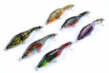 Darrahopens Outdoor > Fishing 6x 9.5cm Vib Bait Fishing Lure Lures Hook Tackle Saltwater