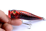 Darrahopens Outdoor > Fishing 6X 9cm Popper Poppers Fishing Lure Lures Surface Tackle Fresh Saltwater