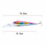 Darrahopens Outdoor > Fishing 6x Popper Minnow 13.3cm Fishing Lure Lures Surface Tackle Fresh Saltwater