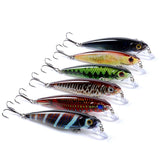 Darrahopens Outdoor > Fishing 6x Popper Poppers 8.6cm Fishing Lure Lures Surface Tackle Fresh Saltwater