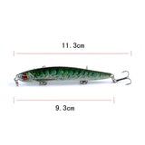 Darrahopens Outdoor > Fishing 6x Popper Poppers 9.3cm Fishing Lure Lures Surface Tackle Fresh Saltwater