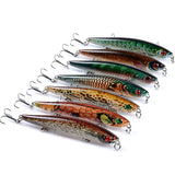 Darrahopens Outdoor > Fishing 6x Popper Poppers 9.3cm Fishing Lure Lures Surface Tackle Fresh Saltwater
