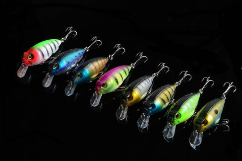 Darrahopens Outdoor > Fishing 8x 7cm Popper Crank Bait Fishing Lure Lures Surface Tackle Saltwater