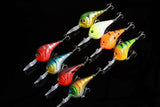 Darrahopens Outdoor > Fishing 8x 9.5cm Popper Crank Bait Fishing Lure Lures Surface Tackle Saltwater