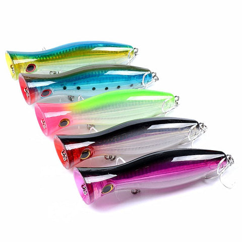Darrahopens Outdoor > Fishing 8x Popper Crank 12.5cm Fishing Lure Lures Surface Tackle Fresh Saltwater
