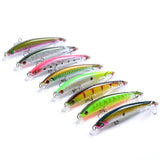 Darrahopens Outdoor > Fishing 8x Popper Minnow 11.2cm Fishing Lure Lures Surface Tackle Fresh Saltwater