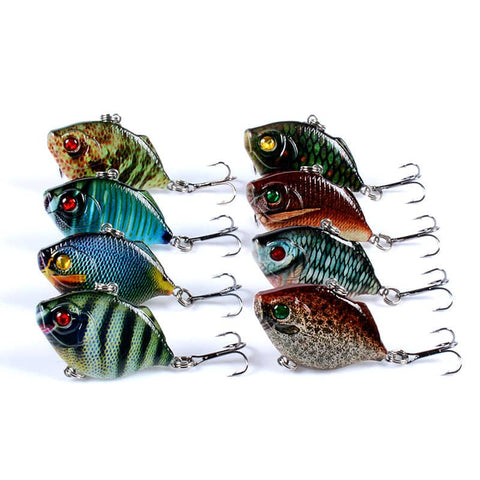 Darrahopens Outdoor > Fishing 8x Popper Poppers 4.5cm Fishing Lure Lures Surface Tackle Fresh Saltwater
