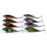 Darrahopens Outdoor > Fishing 8x Popper Poppers 4.8cm Fishing Lure Lures Surface Tackle Fresh Saltwater