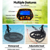 darrahopens Outdoor > Metal Detectors LCD Screen Metal Detector with Headphones - Yellow