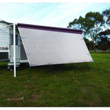 darrahopens Outdoor > Others 4.6m Caravan Privacy Screen Side Sunscreen Sun Shade for 16' Roll Out Awning