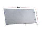 darrahopens Outdoor > Others 4.6m Caravan Privacy Screen Side Sunscreen Sun Shade for 16' Roll Out Awning