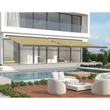 darrahopens Outdoor > Others 5.5m x 3.0m Retractable Folding Arm Awning Heavy Duty Full Cassette Motorised