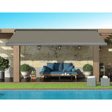 darrahopens Outdoor > Others 5.5m x 3.0m Retractable Folding Arm Awning Heavy Duty Full Cassette Motorised