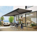 darrahopens Outdoor > Others 5.5m x 3.0m Retractable Folding Arm Awning Heavy Duty Full Cassette Motorised