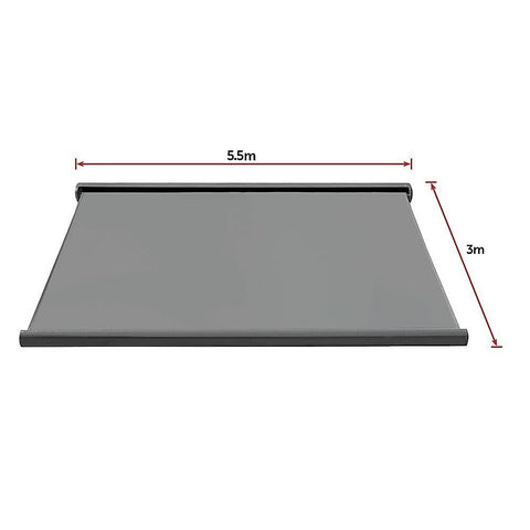 darrahopens Outdoor > Others 5.5m x 3.0m Retractable Folding Arm Awning Heavy Duty Full Cassette Motorised