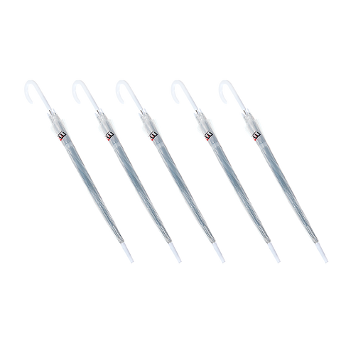 darrahopens Outdoor > Others 5x Clear Transparent Rain Walking Umbrella Parasol PVC Dome Wedding Party Favour