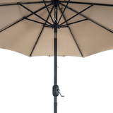 darrahopens Outdoor > Others 9FT Patio Umbrella Outdoor Garden Table Umbrella with 8 Sturdy Ribs