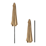 darrahopens Outdoor > Others 9FT Patio Umbrella Outdoor Garden Table Umbrella with 8 Sturdy Ribs