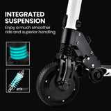 Darrahopens Outdoor > Others ALPHA Peak Electric Scooter 300W Power Up to 25km/h Adult Teens E-Scooter Easy Fold, White