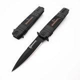 Darrahopens Outdoor > Others Mountgear Rubber Handle Folding Multi-Function High Camping Mini  Field Survival Knife
