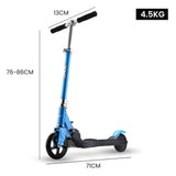 Darrahopens Outdoor > Others ROVO KIDS Electric Scooter Lithium Ride-On Foldable E-Scooter 125W Rechargeable, Blue