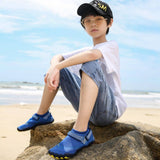 darrahopens Outdoor > Outdoor Shoes Kids Water Shoes Barefoot Quick Dry Aqua Sports Shoes Boys Girls - Klein Blue Size Bigkid US4 = EU36