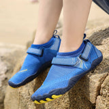 darrahopens Outdoor > Outdoor Shoes Kids Water Shoes Barefoot Quick Dry Aqua Sports Shoes Boys Girls - Klein Blue Size Bigkid US4 = EU36
