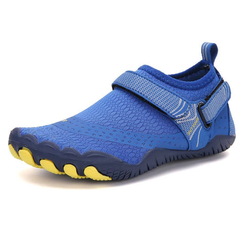 darrahopens Outdoor > Outdoor Shoes Kids Water Shoes Barefoot Quick Dry Aqua Sports Shoes Boys Girls - Klein Blue Size Bigkid US4 = EU36